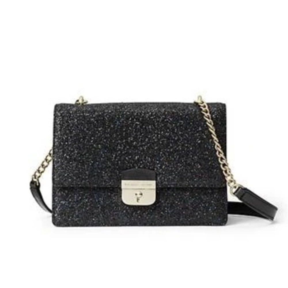 Kate Spade New York Crossbody Purse Bag Sunset Lane Eden Glitter Metallic